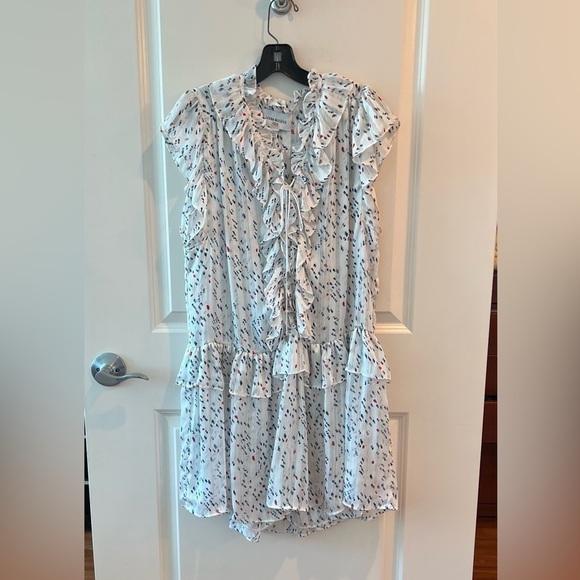 Sabina Musayev White Dot Sun Dress - Picture 4 of 16